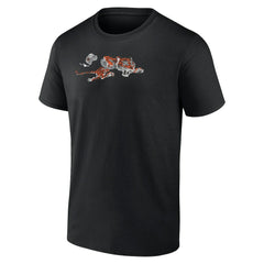 Cincinnati Bengals Throwback T-Shirt Black - NFL