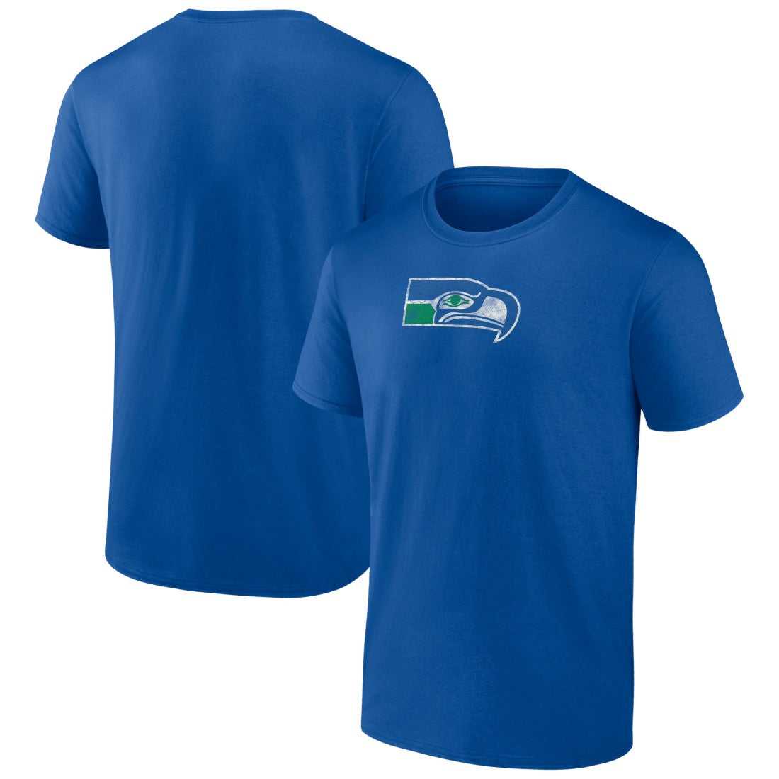 Seattle Seahawks Throwback T-Shirt Royal - NFL