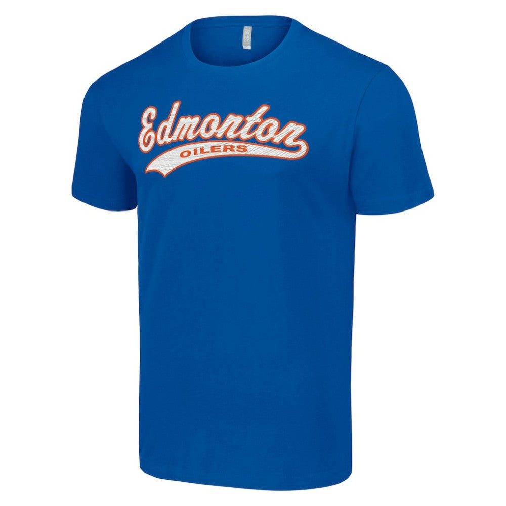 Edmonton Oilers - Starter Tailsweep T-Shirt Royal