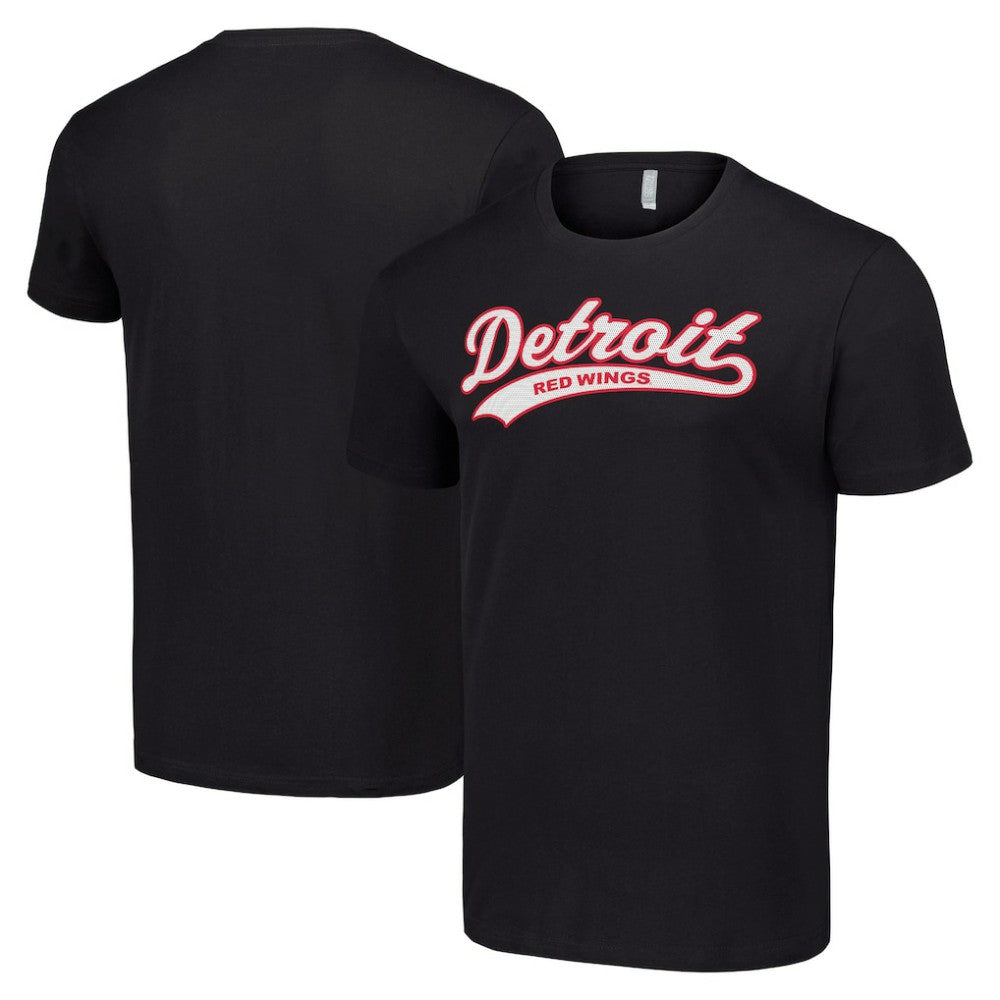 Detroit Red Wings - Starter Tailsweep T-Shirt Black