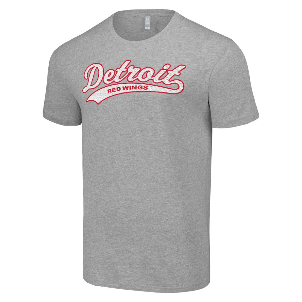 Detroit Red Wings - Starter Tailsweep T-Shirt Heather Gray