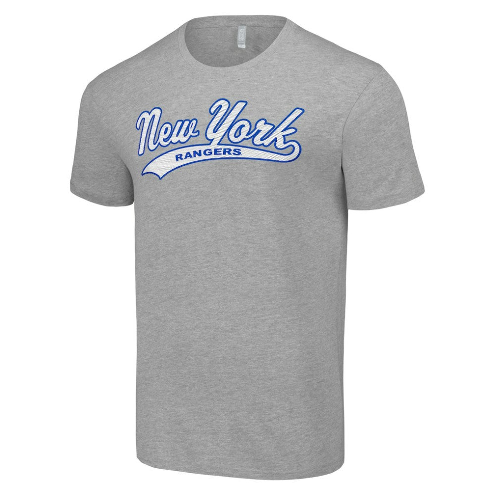 New York Rangers Starter Tailsweep T-Shirt Heather Gray
