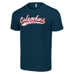Columbus Blue Jackets - Starter Tailsweep T-Shirt Navy
