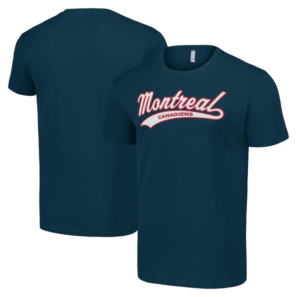 Montreal Canadiens - Starter Tailsweep T-Shirt Navy