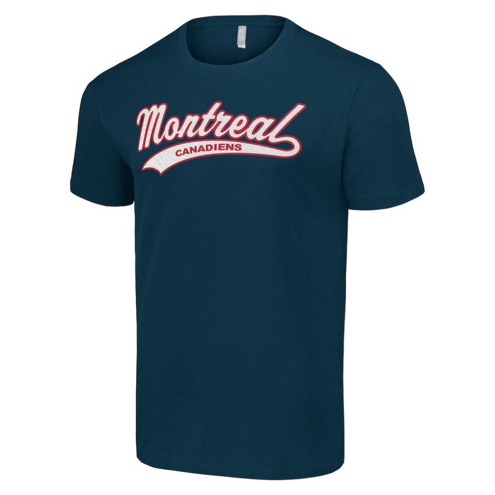 Montreal Canadiens - Starter Tailsweep T-Shirt Navy