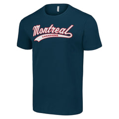 Montreal Canadiens - Starter Tailsweep T-Shirt Navy