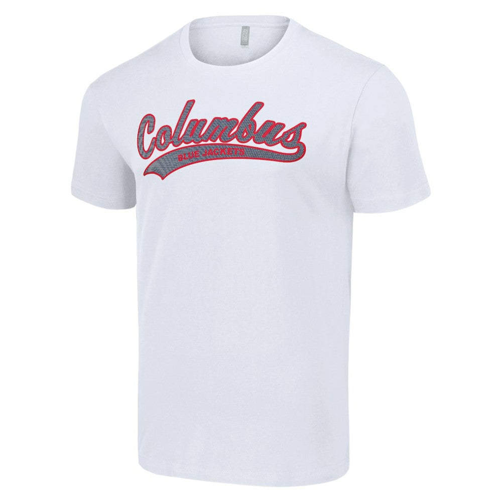 Columbus Blue Jackets - Starter Tailsweep T-Shirt White