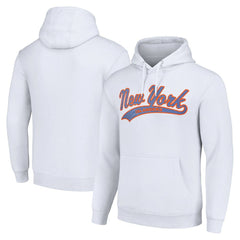 New York Islanders - Starter Tailsweep Fleece Tri-Blend Pullover Hoodie White