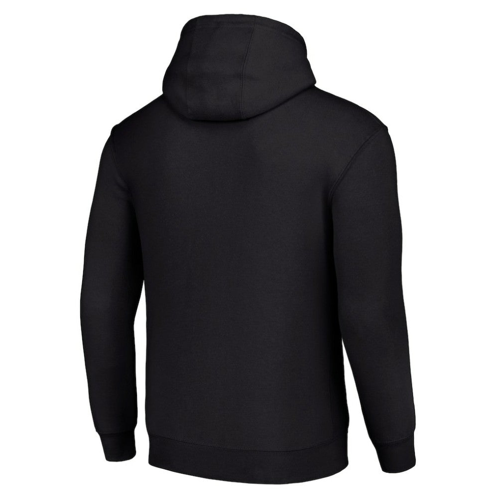 Colorado Avalanche - Starter Tailsweep Fleece Tri-Blend Pullover Hoodie Black