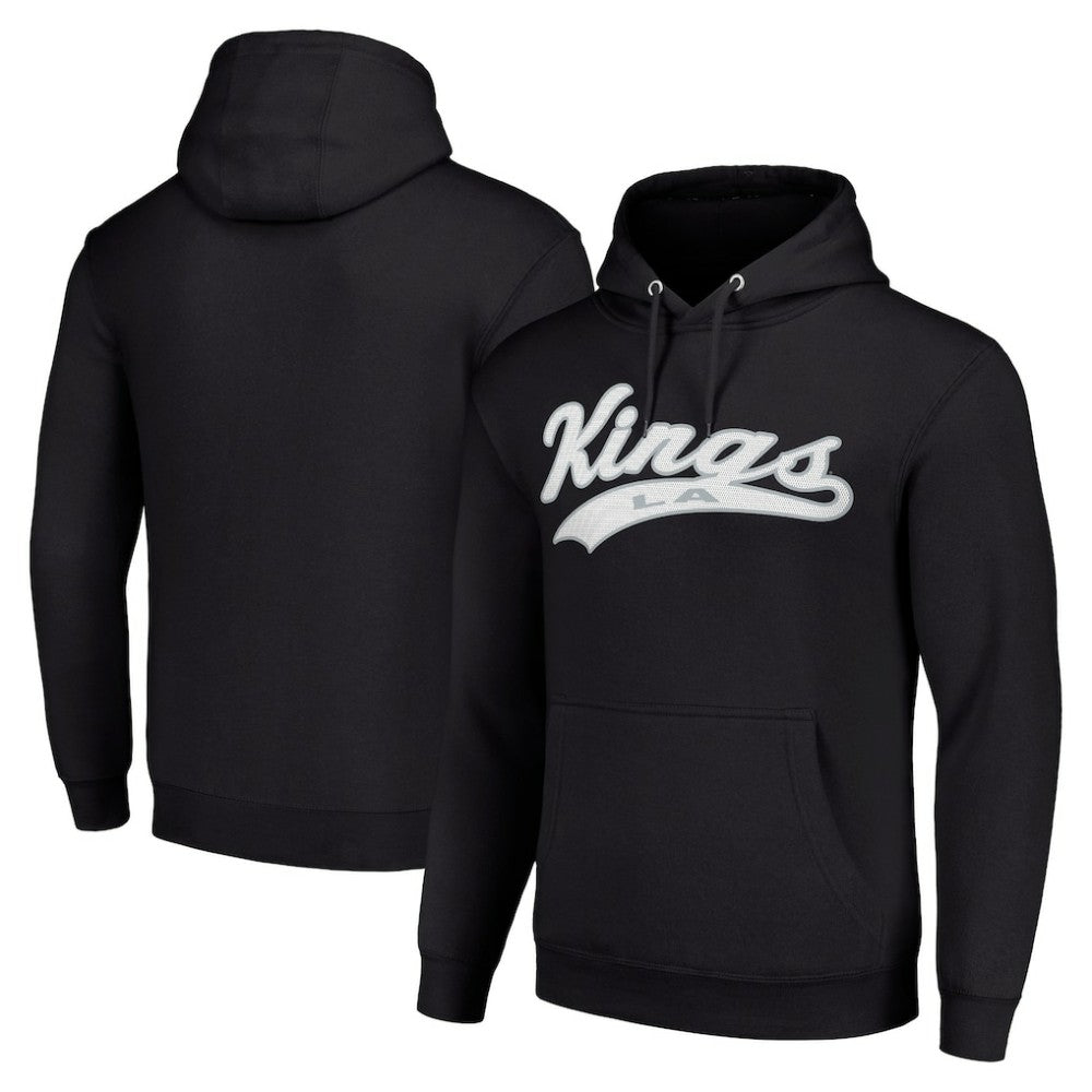 Los Angeles Kings - Starter Tailsweep Fleece Tri-Blend Pullover Hoodie Black