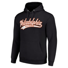 Philadelphia Flyers - Starter Tailsweep Fleece Tri-Blend Pullover Hoodie Black