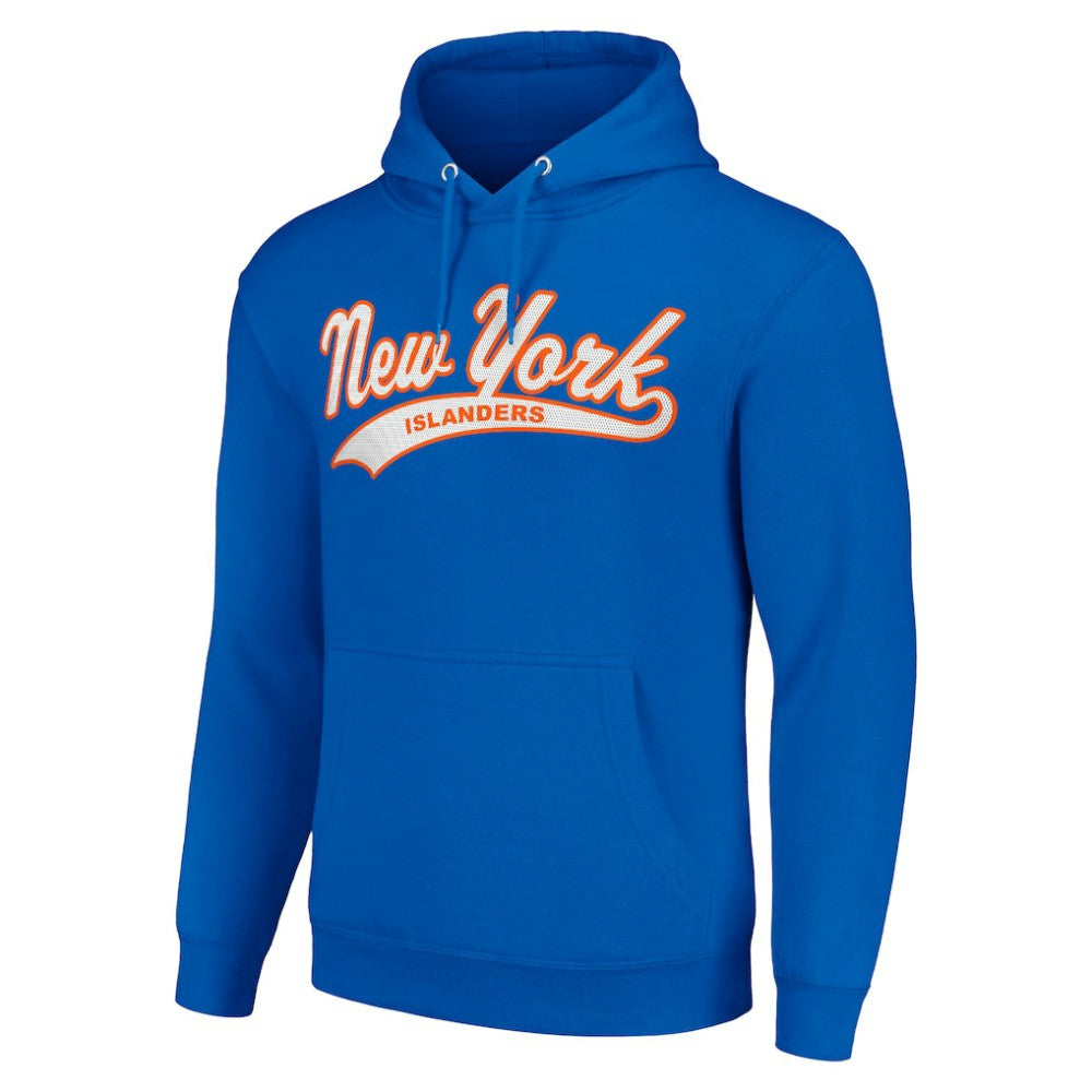 New York Islanders - Starter Tailsweep Fleece Tri-Blend Pullover Hoodie Royal