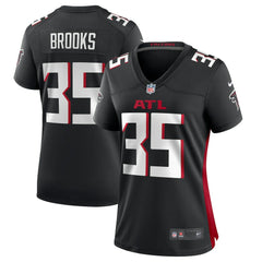 Natrone Brooks Atlanta Falcons Women's Team Game Jersey Black - Nike