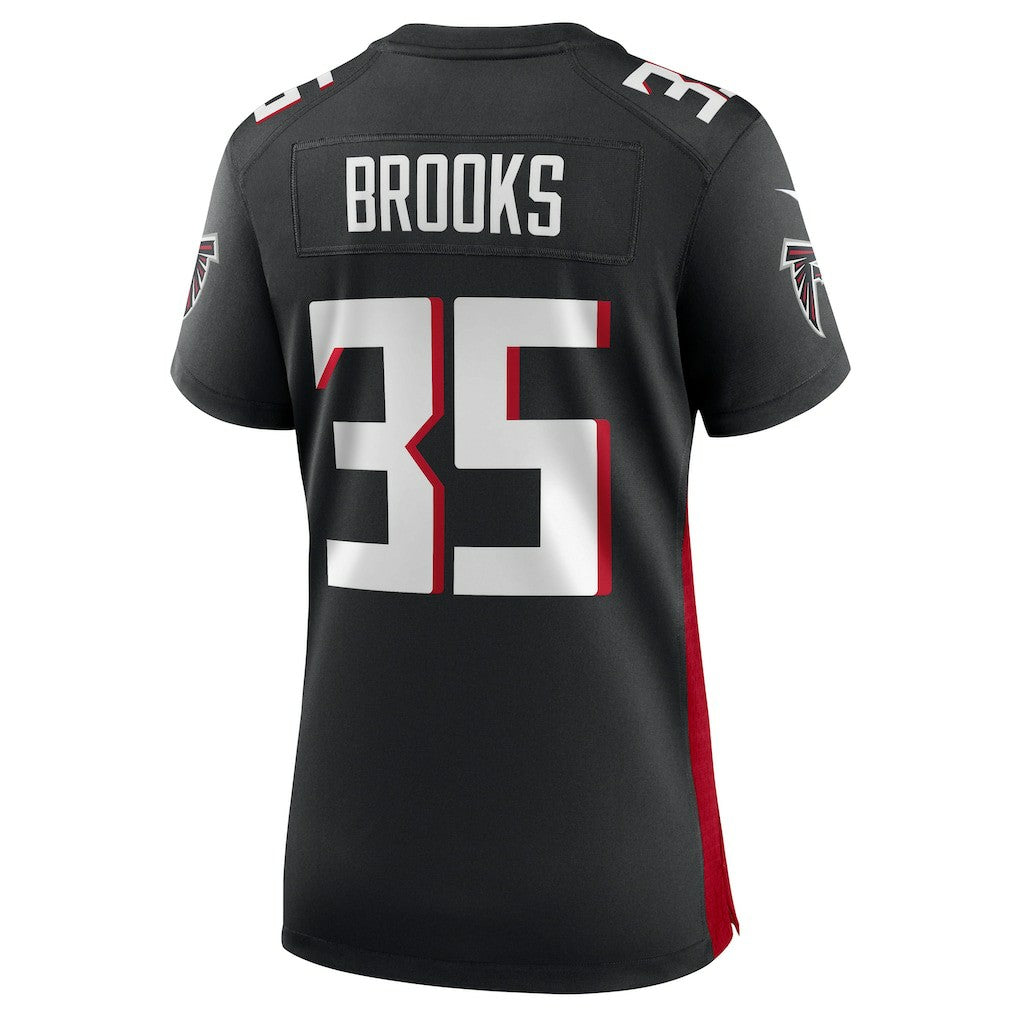 Natrone Brooks Atlanta Falcons Women's Team Game Jersey Black - Nike