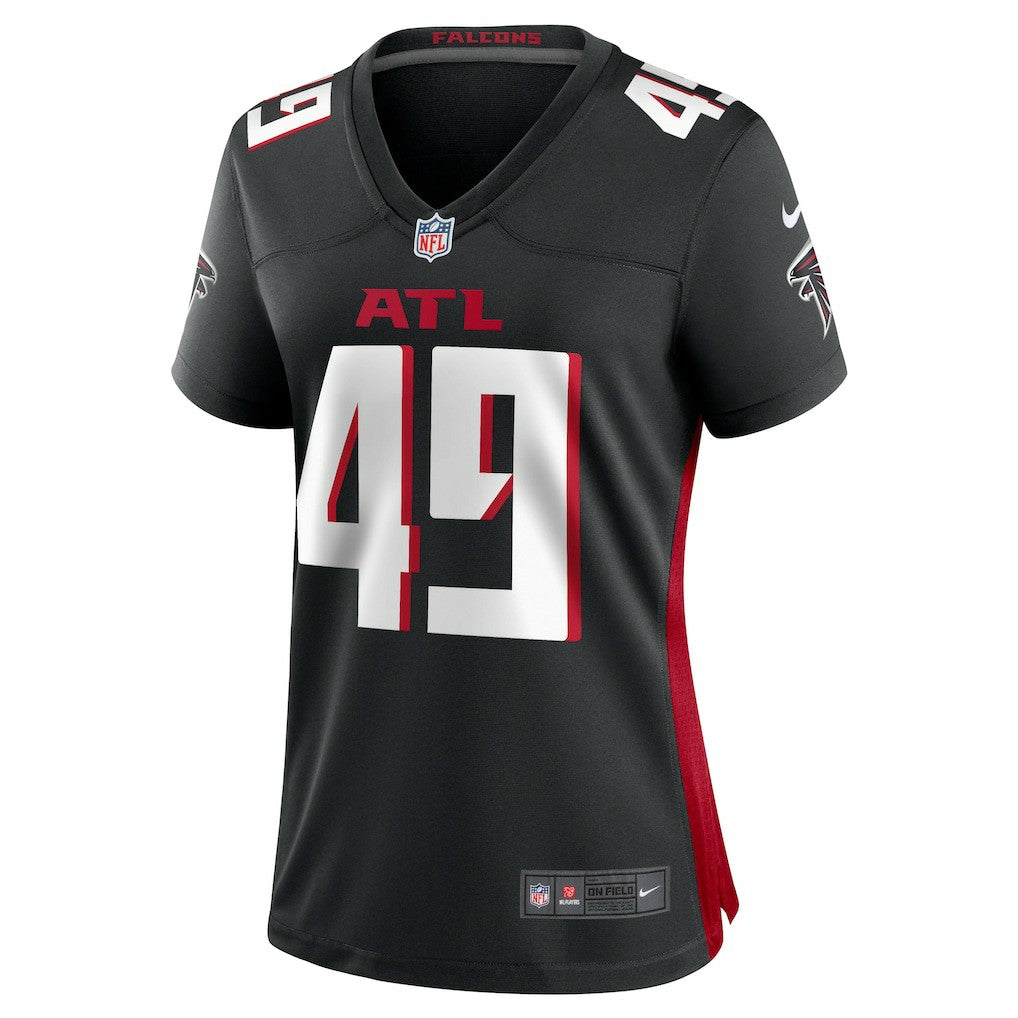 Liam McCullough Atlanta Falcons Women's Team Game Jersey Black - Nike