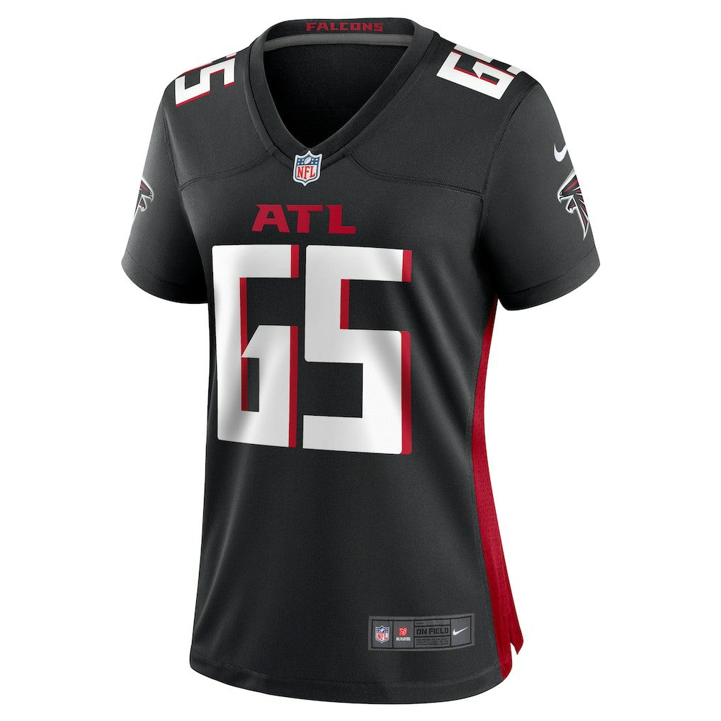 Matthew Bergeron Atlanta Falcons Women's Team Game Jersey Black - Nike