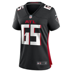 Matthew Bergeron Atlanta Falcons Women's Team Game Jersey Black - Nike