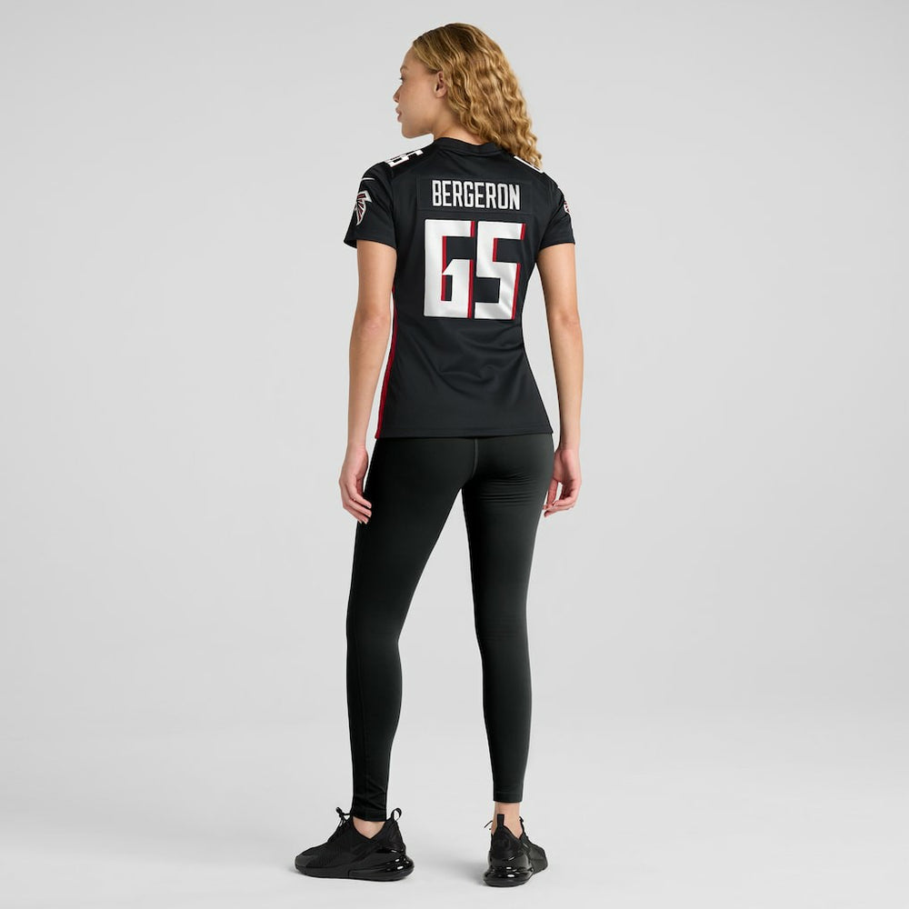 Matthew Bergeron Atlanta Falcons Women's Team Game Jersey Black - Nike