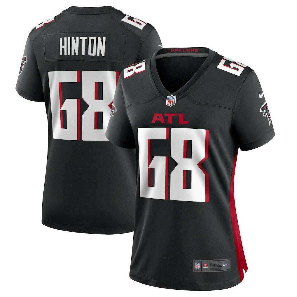 Kyle Hinton Atlanta Falcons Women's Team Game Jersey Black - Nike