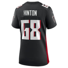 Kyle Hinton Atlanta Falcons Women's Team Game Jersey Black - Nike