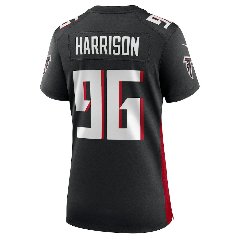 Zach Harrison Atlanta Falcons Women's Team Game Jersey Black - Nike