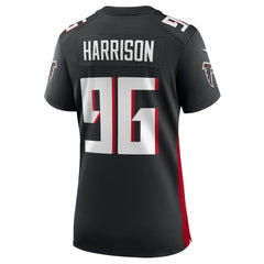Zach Harrison Atlanta Falcons Women's Team Game Jersey Black - Nike