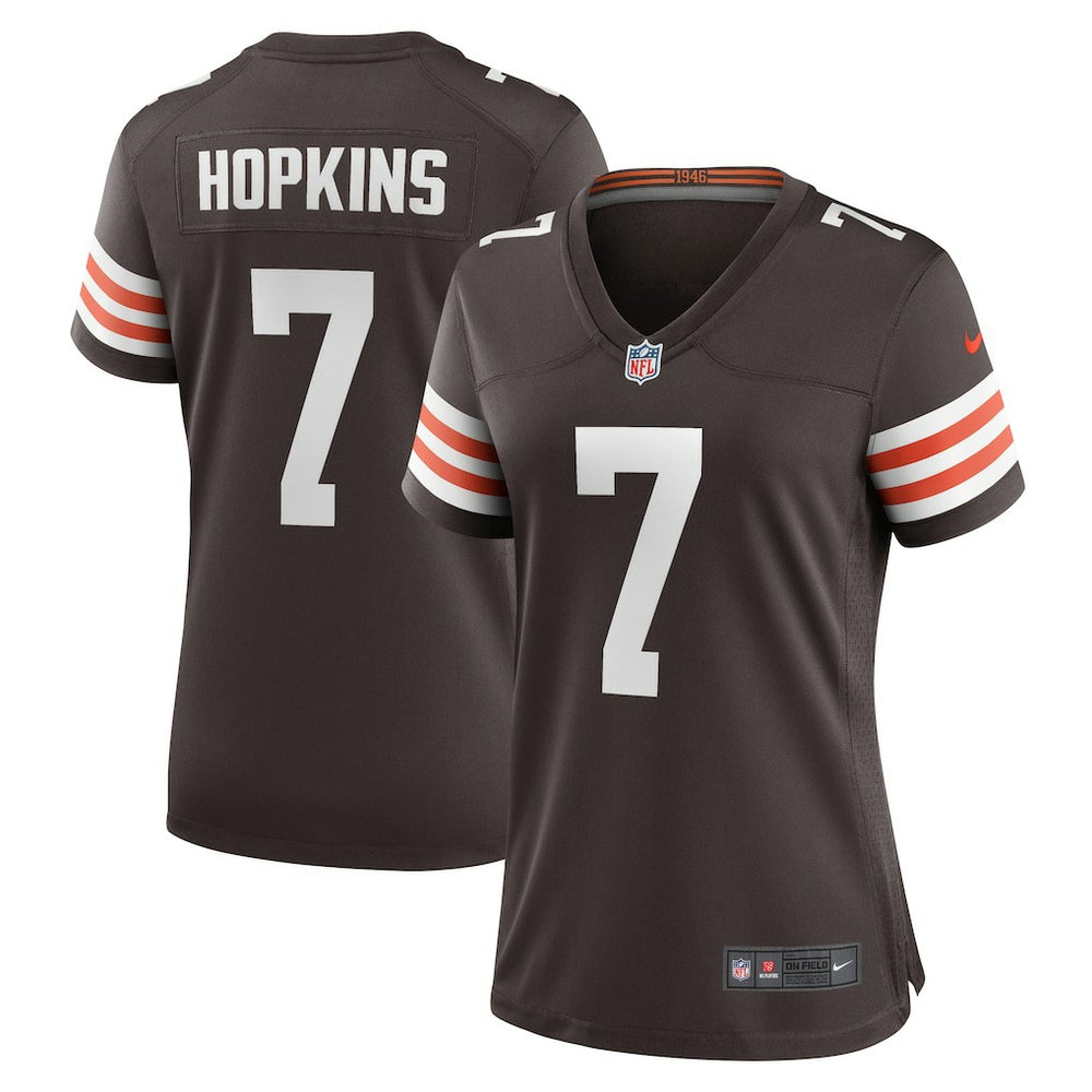 Dustin Hopkins Cleveland Browns Women's Team Game Jersey Brown - Nike