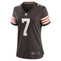 Dustin Hopkins Cleveland Browns Women's Team Game Jersey Brown - Nike
