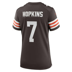Dustin Hopkins Cleveland Browns Women's Team Game Jersey Brown - Nike