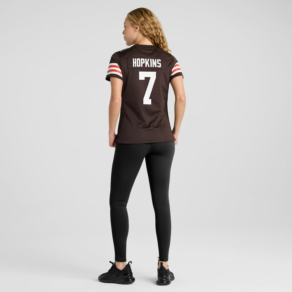 Dustin Hopkins Cleveland Browns Women's Team Game Jersey Brown - Nike