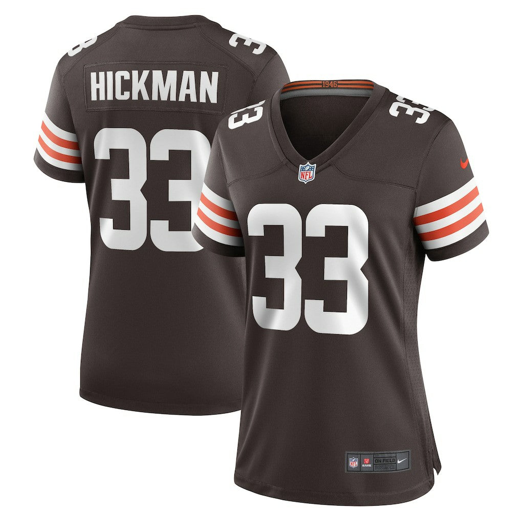 Ronnie Hickman Cleveland Browns Women's Team Game Jersey Brown - Nike