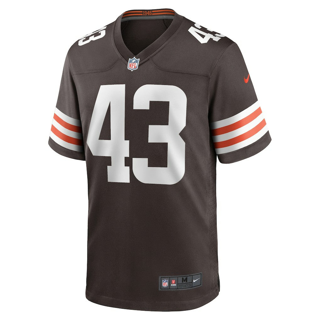 Mohamoud Diabate Cleveland Browns Team Game Jersey Brown - Nike