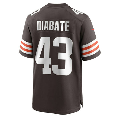 Mohamoud Diabate Cleveland Browns Team Game Jersey - Brown | NFL Jerseys