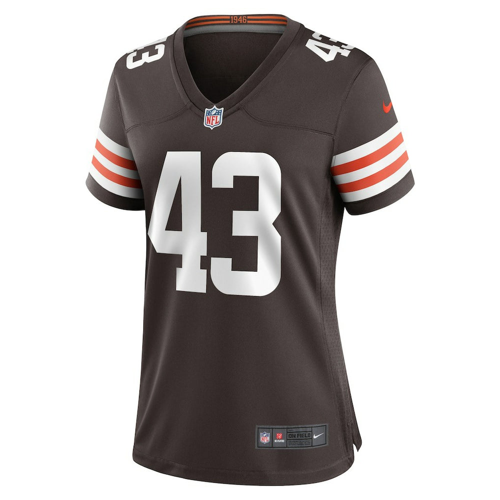 Mohamoud Diabate Cleveland Browns Women's Team Game Jersey Brown - Nike