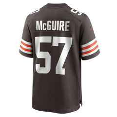 Isaiah McGuire Cleveland Browns Team Game Jersey Brown - Nike