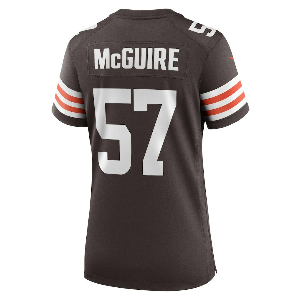Isaiah McGuire Cleveland Browns Women's Team Game Jersey Brown - Nike