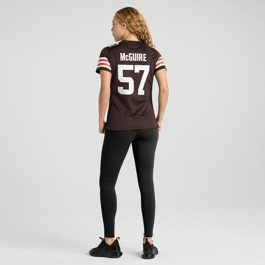 Isaiah McGuire Cleveland Browns Women's Team Game Jersey Brown - Nike