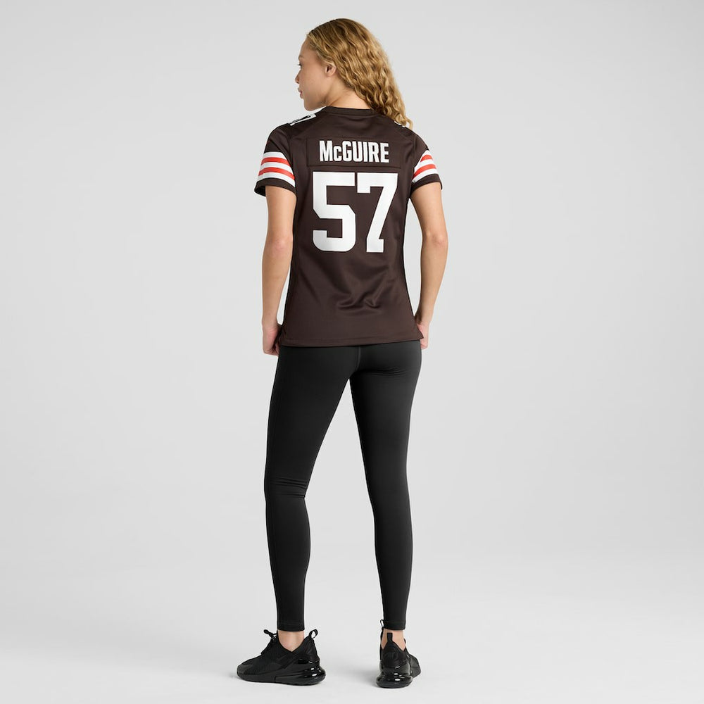 Isaiah McGuire Cleveland Browns Women's Team Game Jersey Brown - Nike