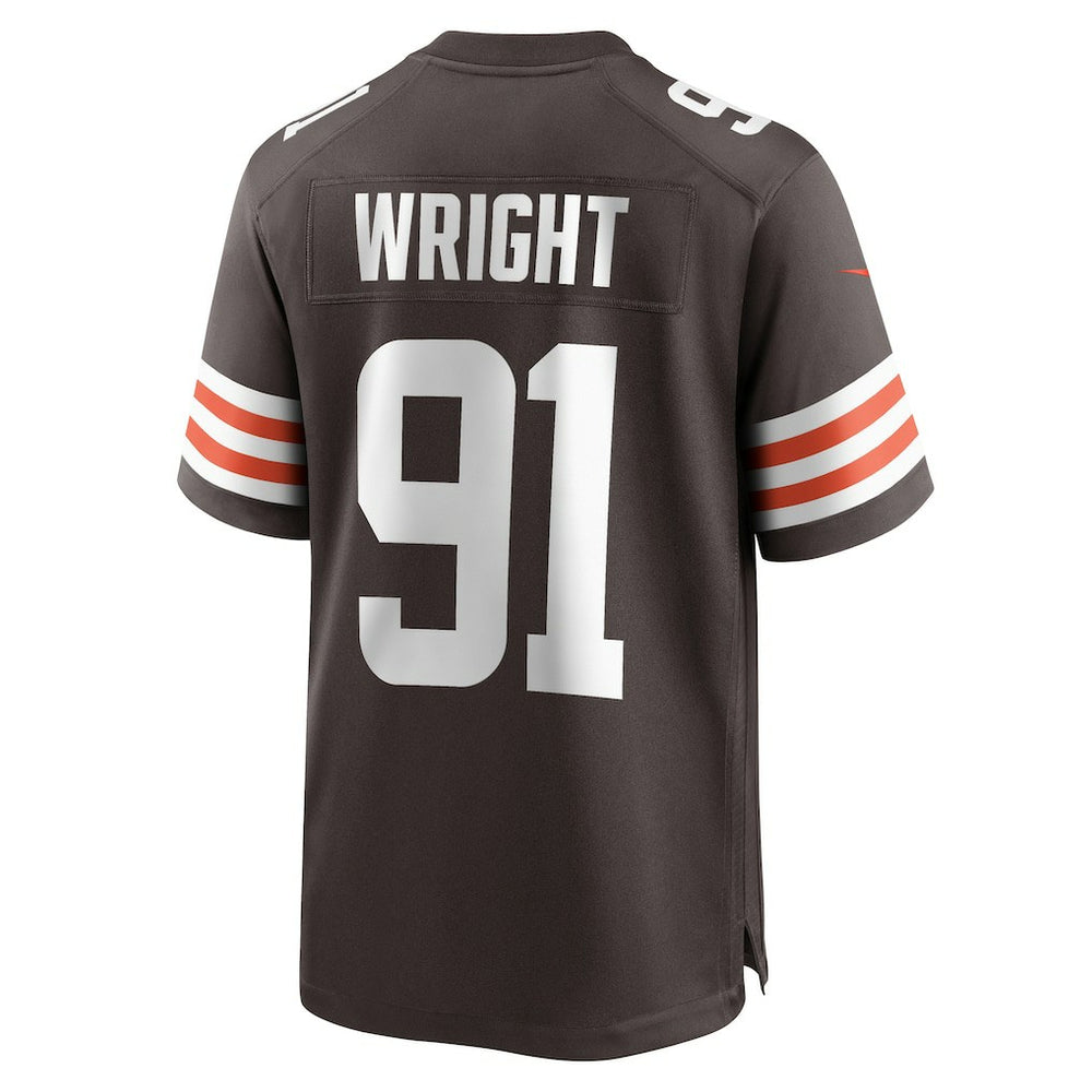 Alex Wright Cleveland Browns Team Game Jersey Brown - Nike