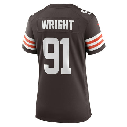 Alex Wright Cleveland Browns Women's Team Game Jersey - Brown | NFL Jerseys