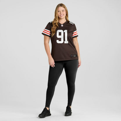 Alex Wright Cleveland Browns Women's Team Game Jersey - Brown | NFL Jerseys