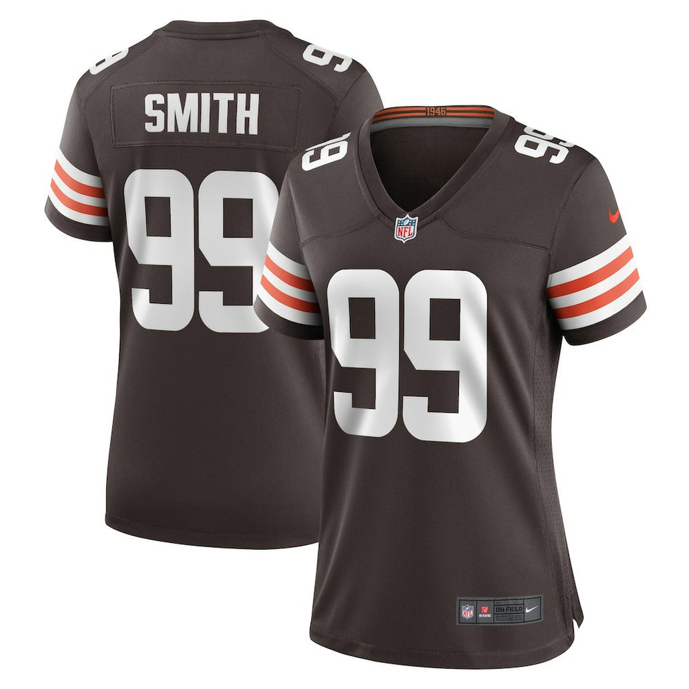 Za'Darius Smith Cleveland Browns Women's Team Game Jersey Brown - Nike
