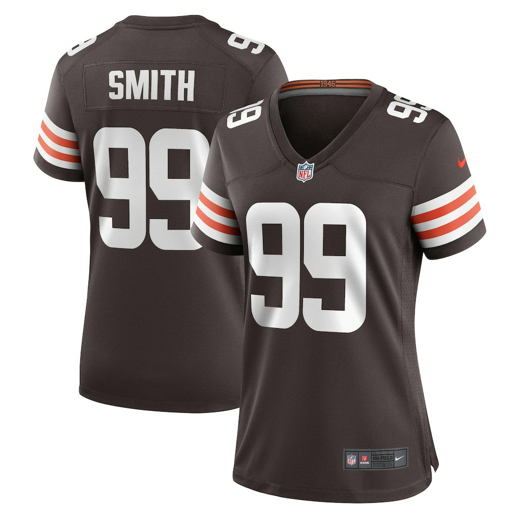 Za'Darius Smith Cleveland Browns Women's Team Game Jersey Brown - Nike