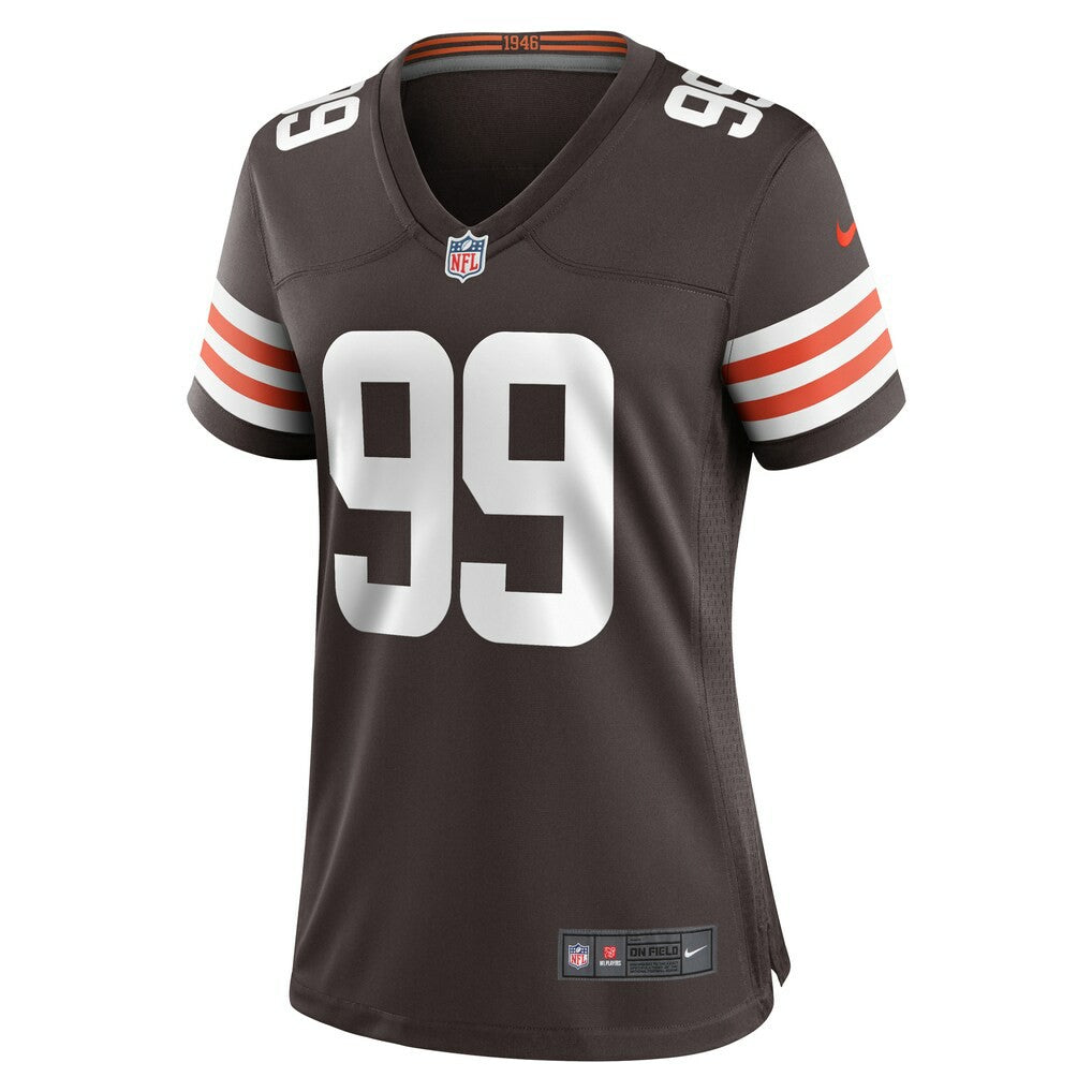 Za'Darius Smith Cleveland Browns Women's Team Game Jersey Brown - Nike