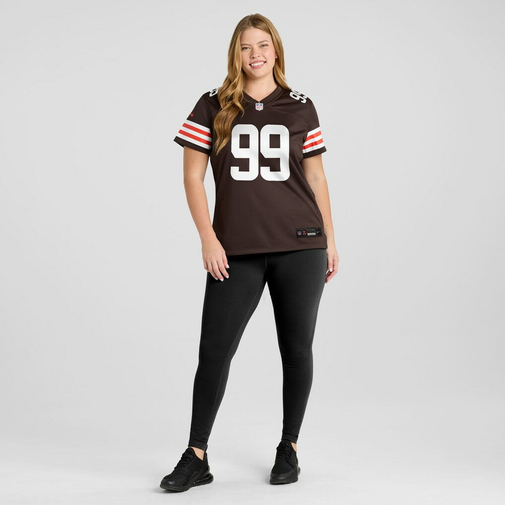 Za'Darius Smith Cleveland Browns Women's Team Game Jersey Brown - Nike