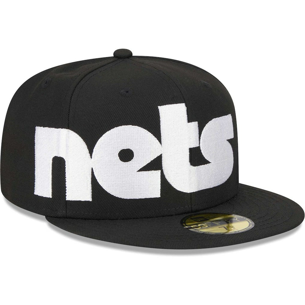 New Era - Brooklyn Nets Checkerboard UV 59FIFTY Fitted Hat - Black