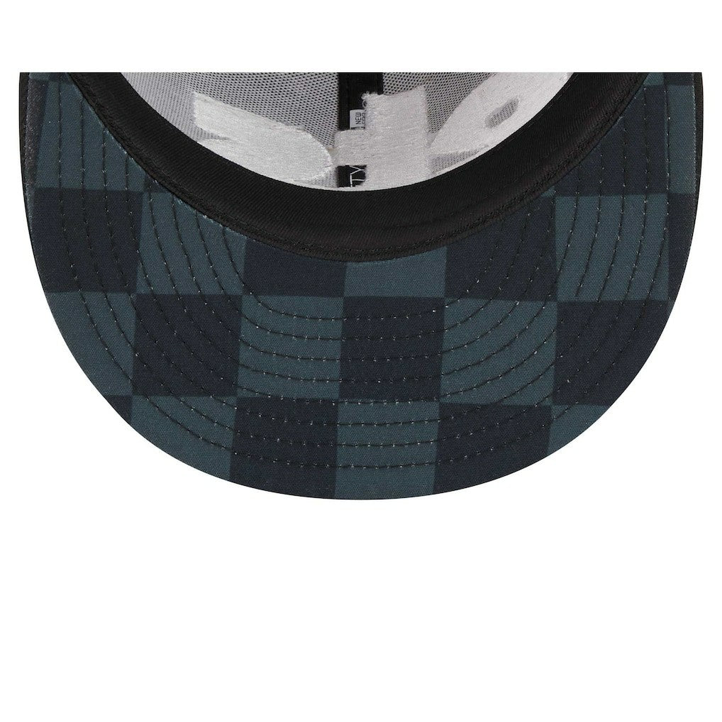 New Era - Brooklyn Nets Checkerboard UV 59FIFTY Fitted Hat - Black