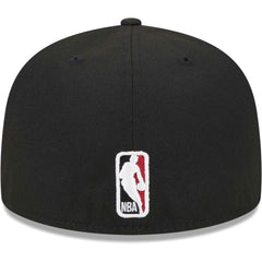 New Era - Miami Heat Checkerboard UV 59FIFTY Fitted Hat - Black
