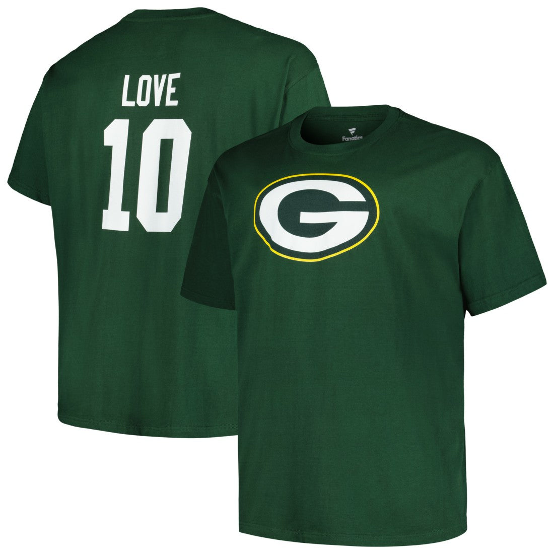 Jordan Love Green Bay Packers Big & Tall Player Name & Number T-Shirt Green - Fanatics