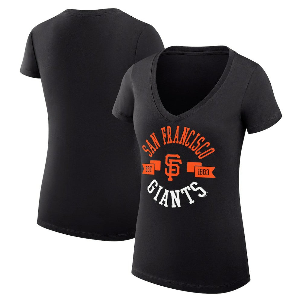 San Francisco Giants G-III 4Her by Carl Banks Women's Super-Slim Fit Lightweight City Graphic V-Neck T-Shirt Near Me